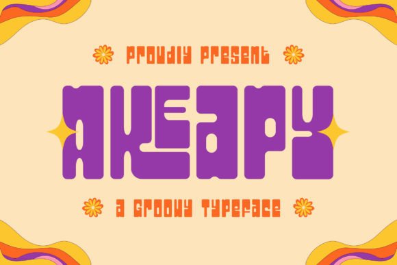 Akeapy: A Retro Display Font for Branding Projects