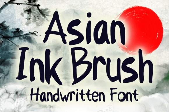 Asian Ink Brush: A Playful Sumi Font for Editorial Design Projects