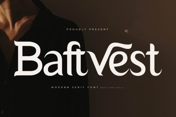 Baftvest Display Font for Luxury Brand Campaigns and Digital Content
