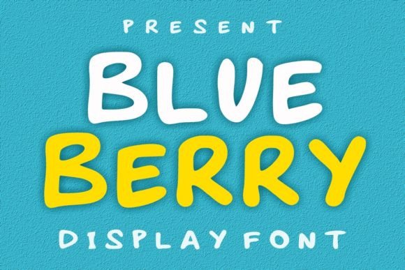 Blue Berry: A Dynamic Display Font for Digital Creators