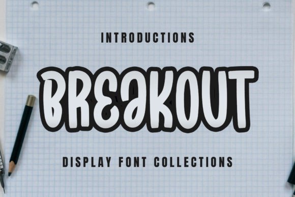 Breakout Display Font Review for Handmade Branding and Product Design
