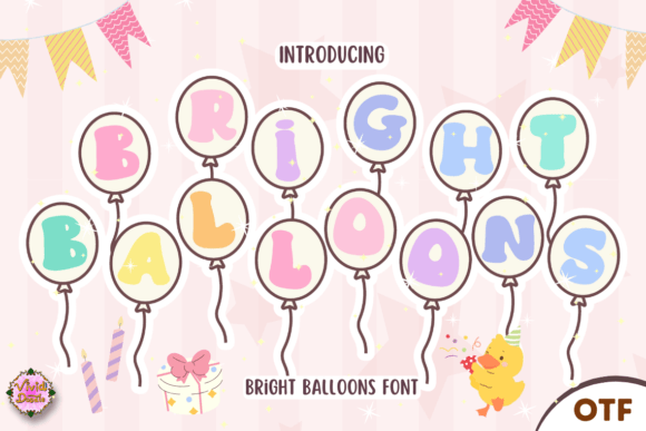 Bright Balloons Font for Eye-Catching Campaigns