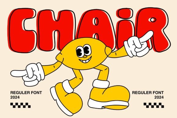 Chair Font: A Playful Display Typeface for Digital Branding