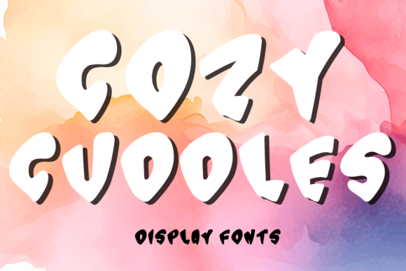 Cozy Cuddles Display Font for Warm Branding and Packaging