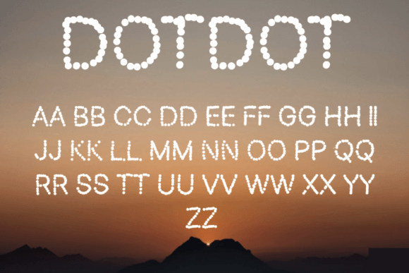 Dotdot Font: Fun and Quirky Type