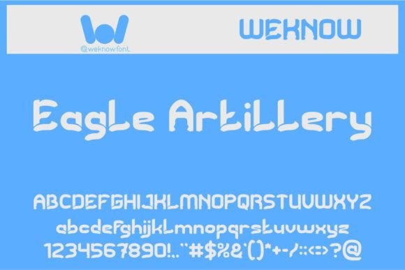 Eagle Artillery Font