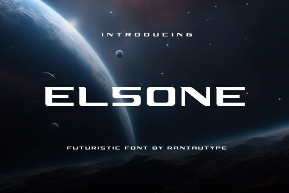 Elsone Font: Futuristic Design for Creative Makers