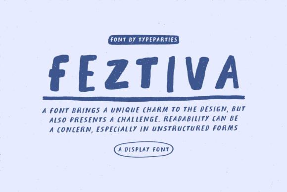Feztiva Font for Creative Projects