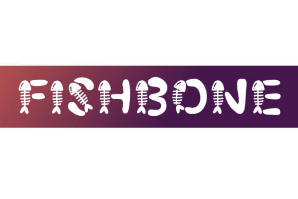Fishbone Font for Creative Design