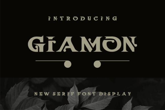 Giamon: A Modern Font for Business Branding