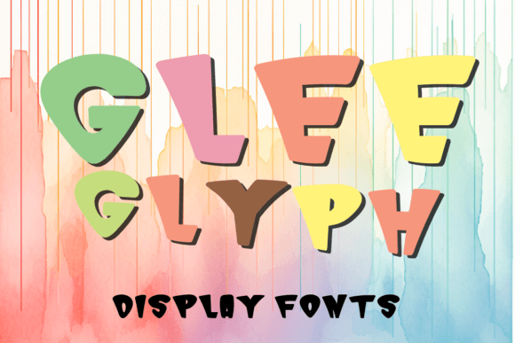 Glee Glyph: A Joyful Display Font for Small Business Branding