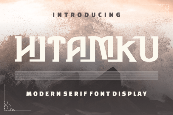 Hitamku: A Bold Font for Digital Campaigns