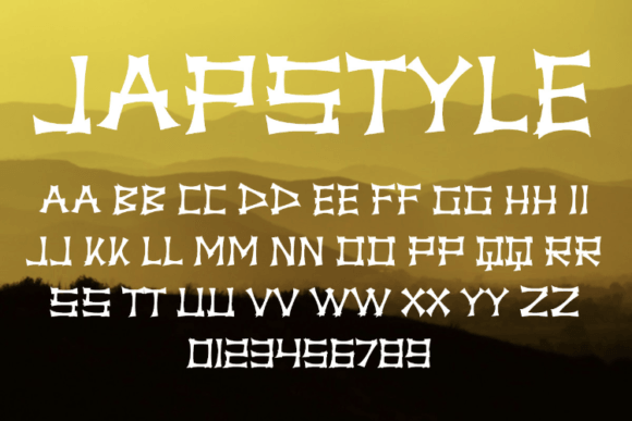 Japstyle Font for Creative Brands