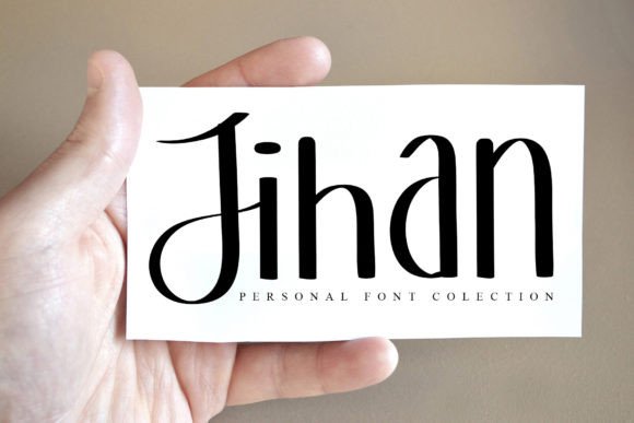 Jihan: A Fun Handwritten Display Font for Makers