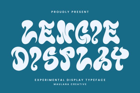 Lengie Display Font: Psychedelic Energy for Campaign Visuals