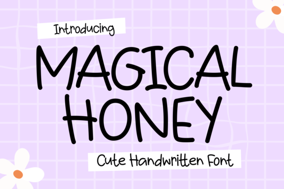 Magical Honey: A Playful Handwritten Font for Editorial Design