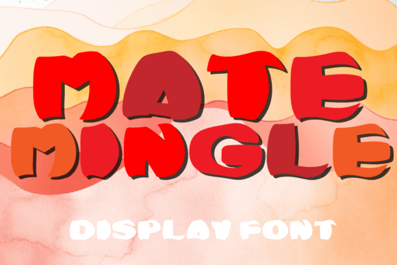 Mate Mingle Display Font for Modern Web Design and Digital Branding