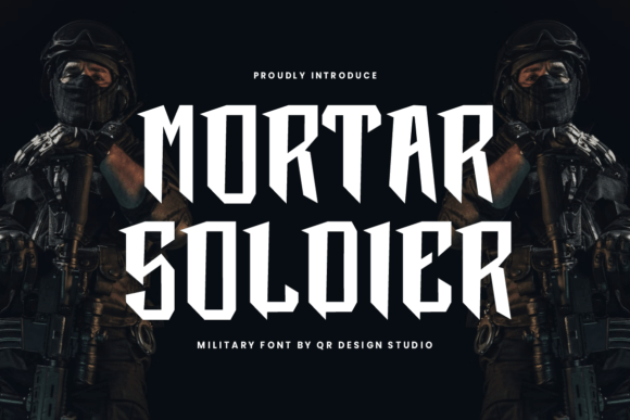 Mortar Soldier Font for Creative Projects