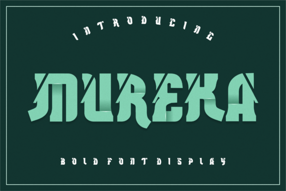 Mureka: A Modern Display Font