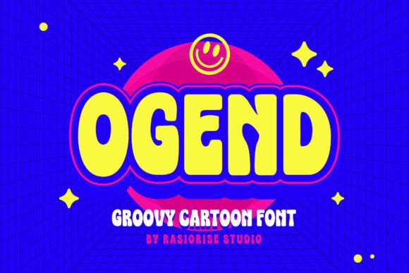 Ogend: Retro Bold Groovy Sans-Serif Display Font for Campaigns