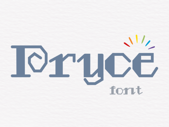 Pryce: A Joyful Display Font