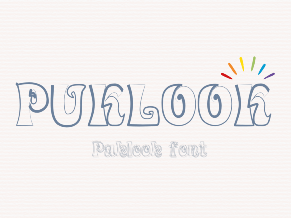 Puklook Font for Creative Design