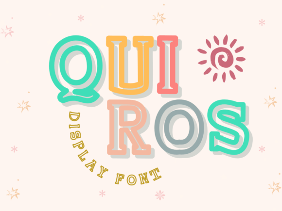 Quiros Display Font for Playful and Professional Branding