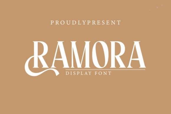 Ramora Font: Elegant Display Type for Digital Marketing