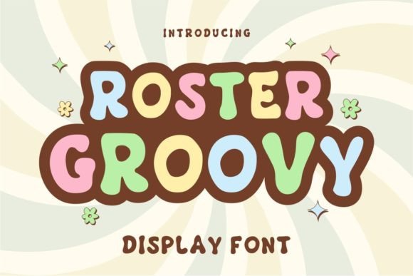 Roster Groovy: A Playful Retro Serif Font for Modern Design