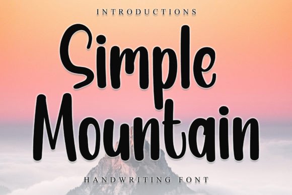 Simple Mountain Display Font: A Web Designer's Review for Joyful Branding Projects