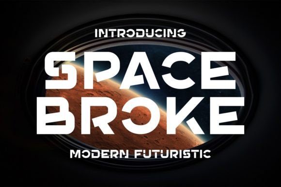 Space Broke: A Bold Font for Creative Projects