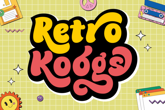 Testing Retro Koogs as a Display Font for Web Design
