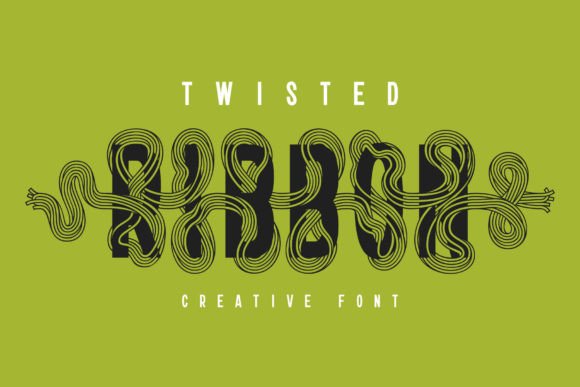 Twisted Ribbon Font for Bold Branding