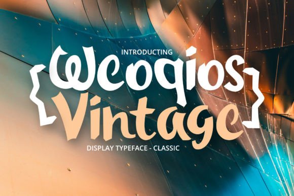 Weoqios Vintage: Display Font for Branding & Campaigns
